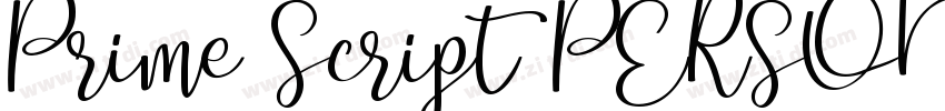 Prime Script PERSONA字体转换